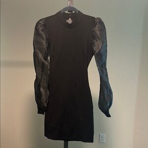 Lulus Seeking Sophistication Black Mini Dress - XS